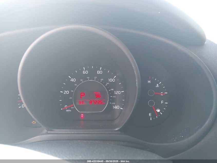 2016 Kia Soul + VIN: KNDJP3A5XG7345971 Lot: 43335449