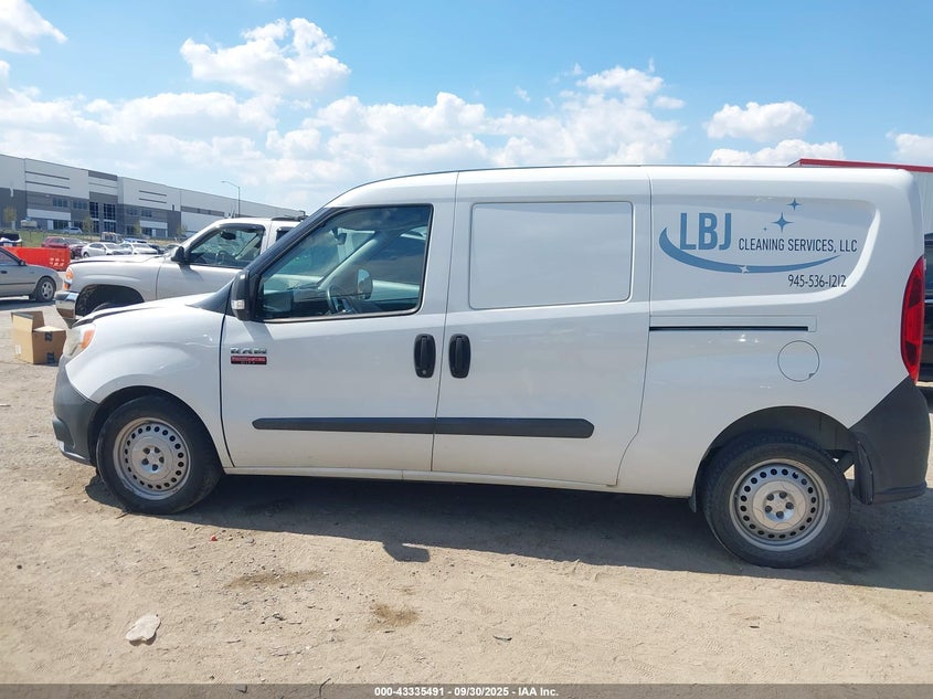 2016 Ram Promaster City Tradesman VIN: ZFBERFAT8G6B75536 Lot: 43335491