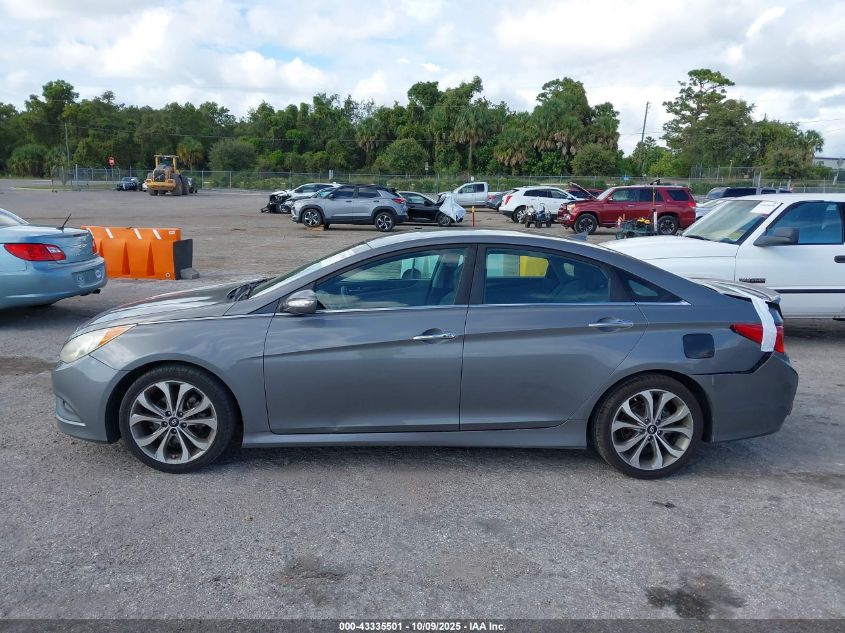 2014 Hyundai Sonata Se VIN: 5NPEC4AC6EH835530 Lot: 43335501