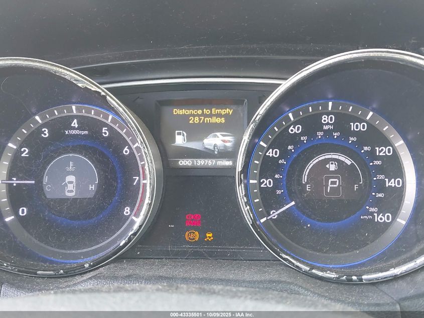 2014 Hyundai Sonata Se VIN: 5NPEC4AC6EH835530 Lot: 43335501