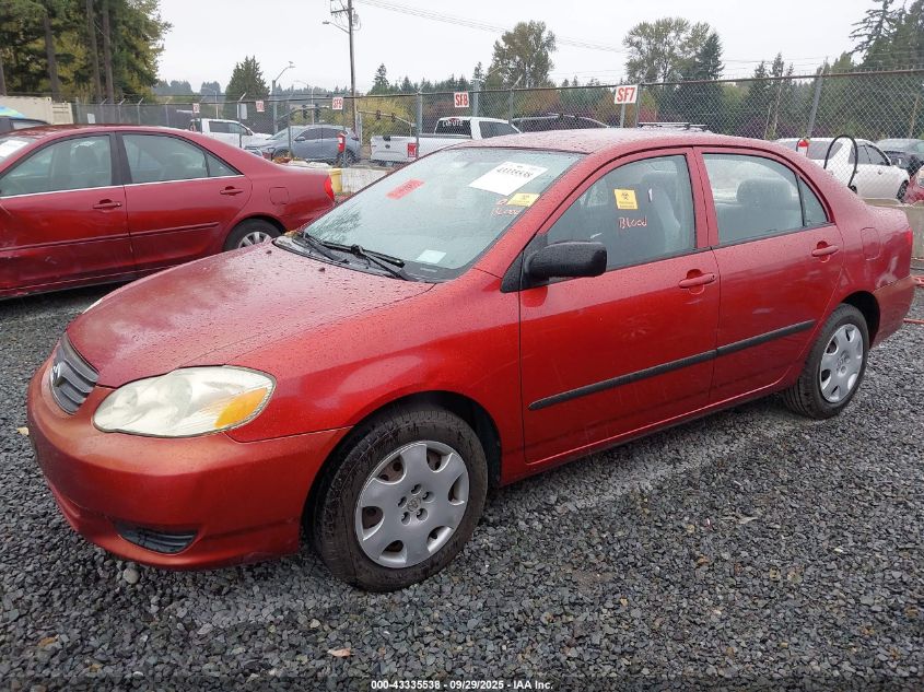 2004 Toyota Corolla Ce VIN: 1NXBR32E34Z317774 Lot: 43335538