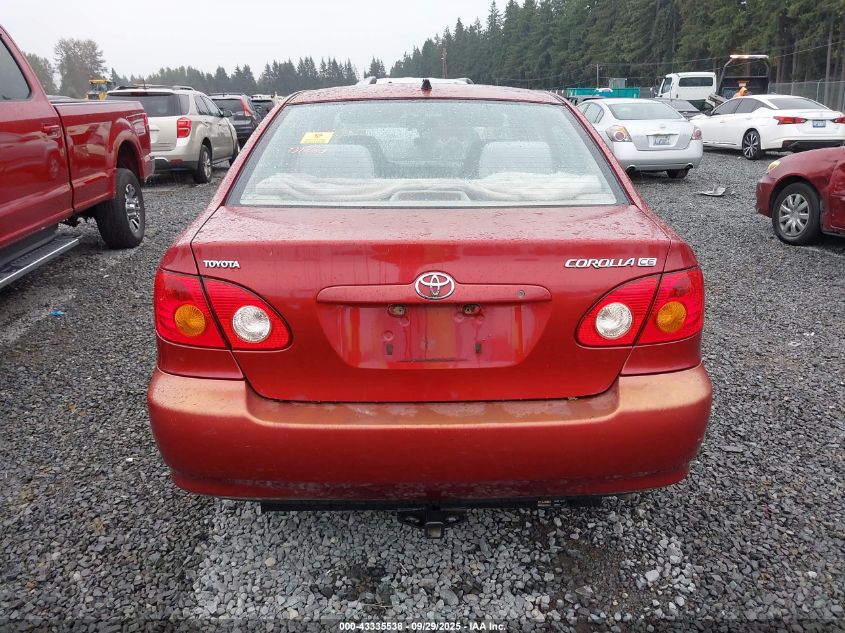 2004 Toyota Corolla Ce VIN: 1NXBR32E34Z317774 Lot: 43335538