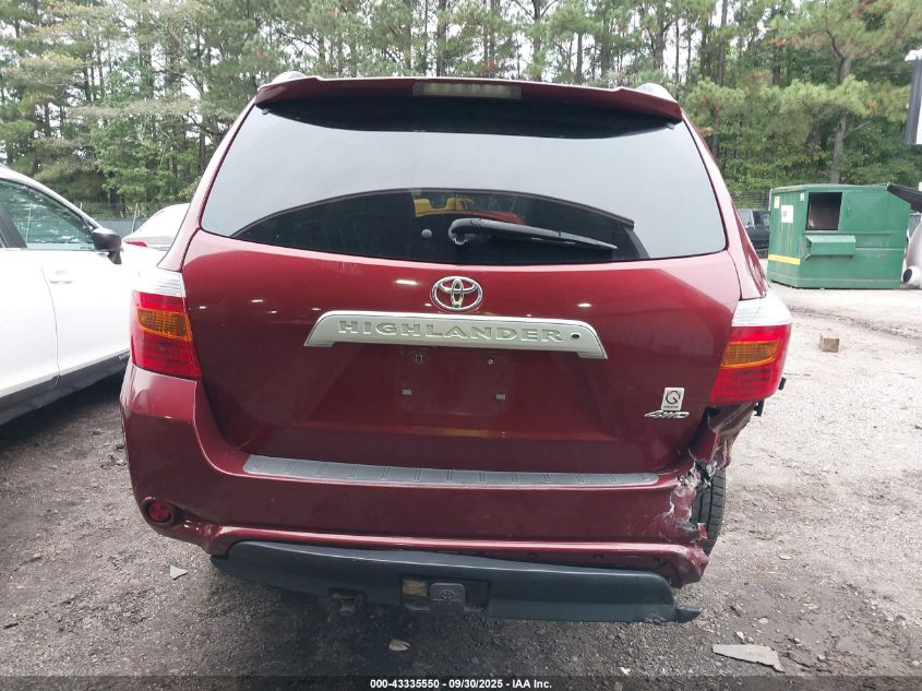 2010 Toyota Highlander Limited V6 VIN: 5TDDK3EH1AS008022 Lot: 43335550