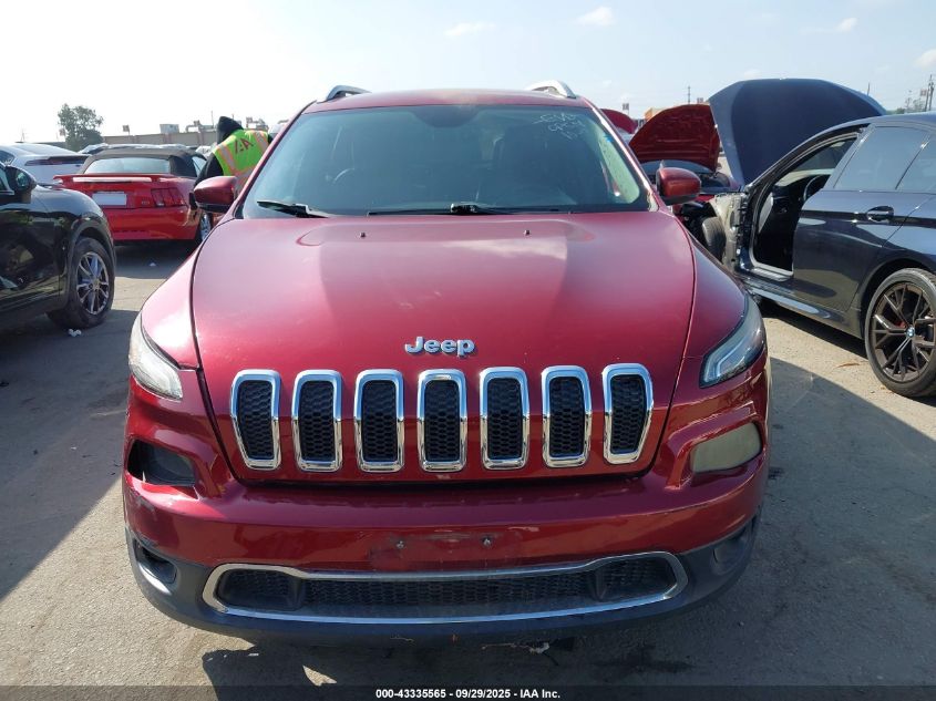 2016 Jeep Cherokee Limited VIN: 1C4PJLDB7GW164880 Lot: 43335565