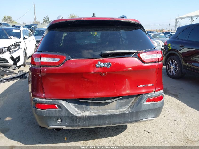 2016 Jeep Cherokee Limited VIN: 1C4PJLDB7GW164880 Lot: 43335565
