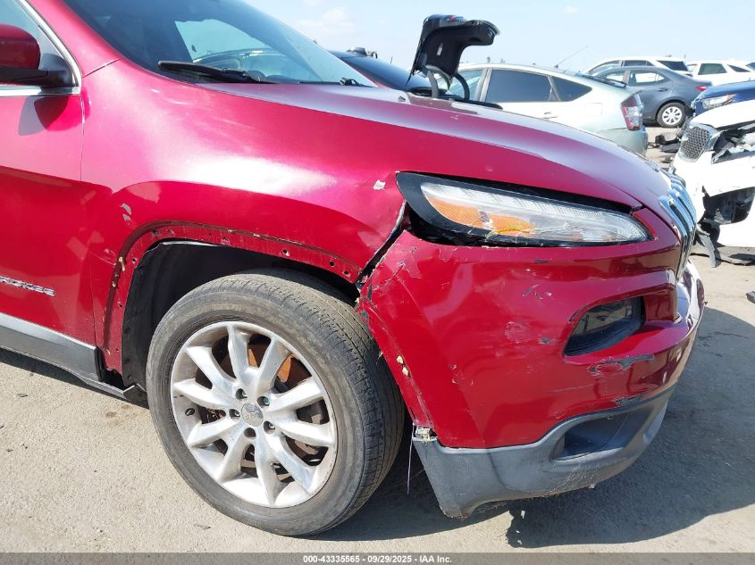 2016 Jeep Cherokee Limited VIN: 1C4PJLDB7GW164880 Lot: 43335565