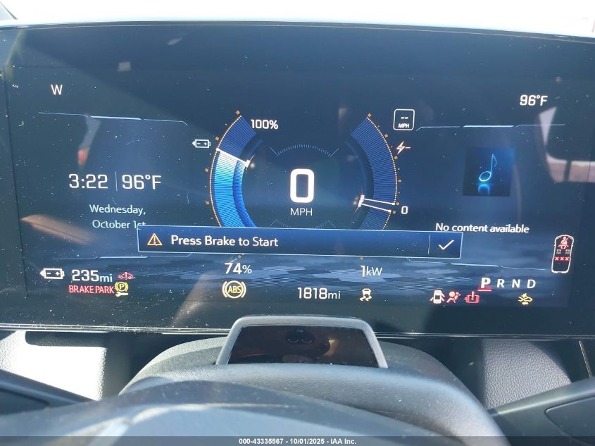 2025 Chevrolet Equinox Ev Rs VIN: 3GN7DSRP3SS252133 Lot: 43335567