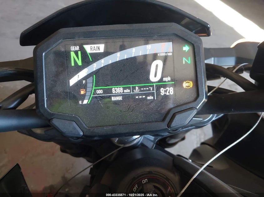2024 Kawasaki Zr900 F VIN: ML5ZRDF11RDA69674 Lot: 43335571
