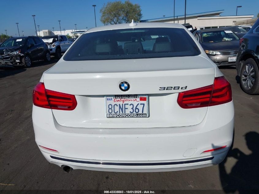 2018 BMW 328D VIN: WBA8E5C5XJA507439 Lot: 43335583