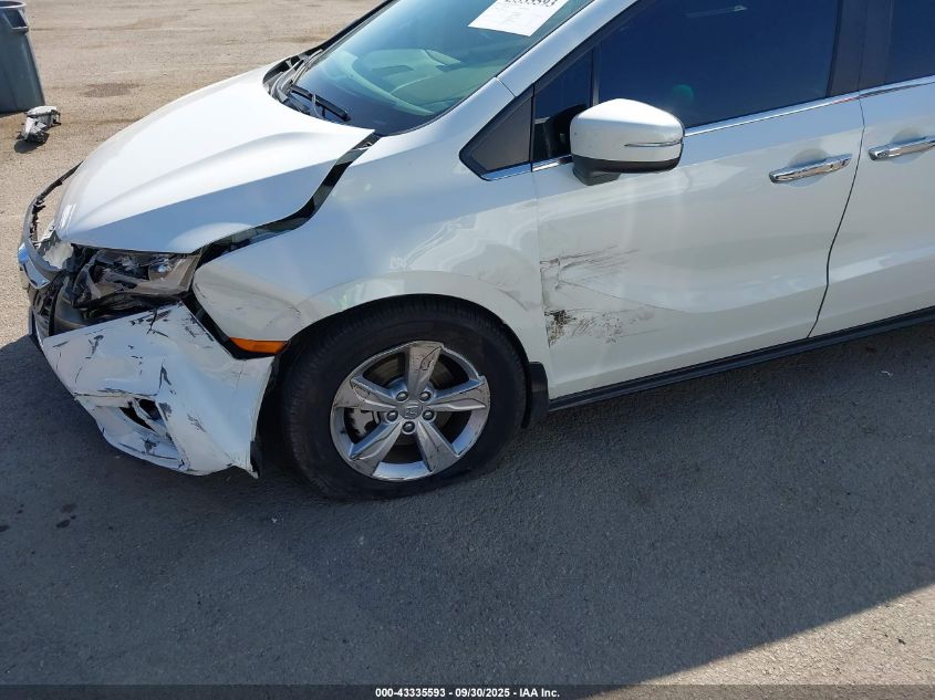 2020 Honda Odyssey Ex-L/Ex-L W/Navi Res VIN: 5FNRL6H77LB053187 Lot: 43335593