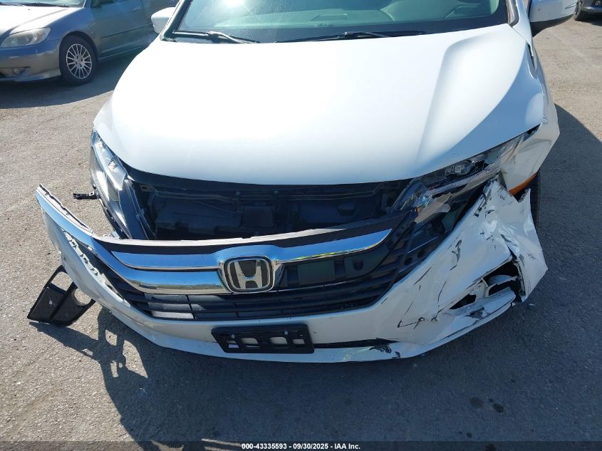 2020 Honda Odyssey Ex-L/Ex-L W/Navi Res VIN: 5FNRL6H77LB053187 Lot: 43335593