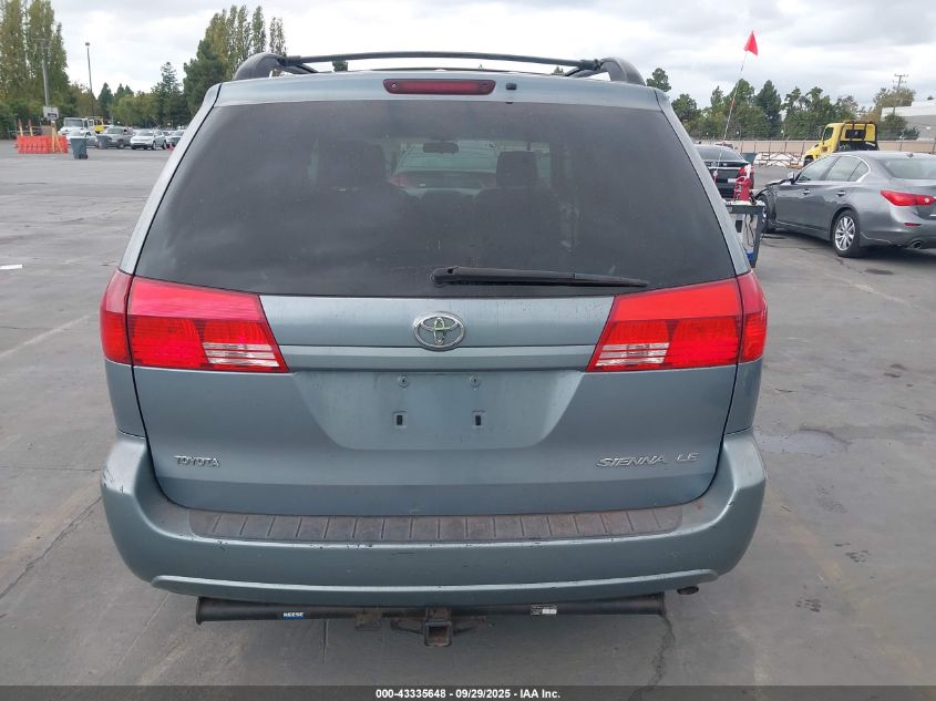2004 Toyota Sienna Le VIN: 5TDZA23C84S035328 Lot: 43335648