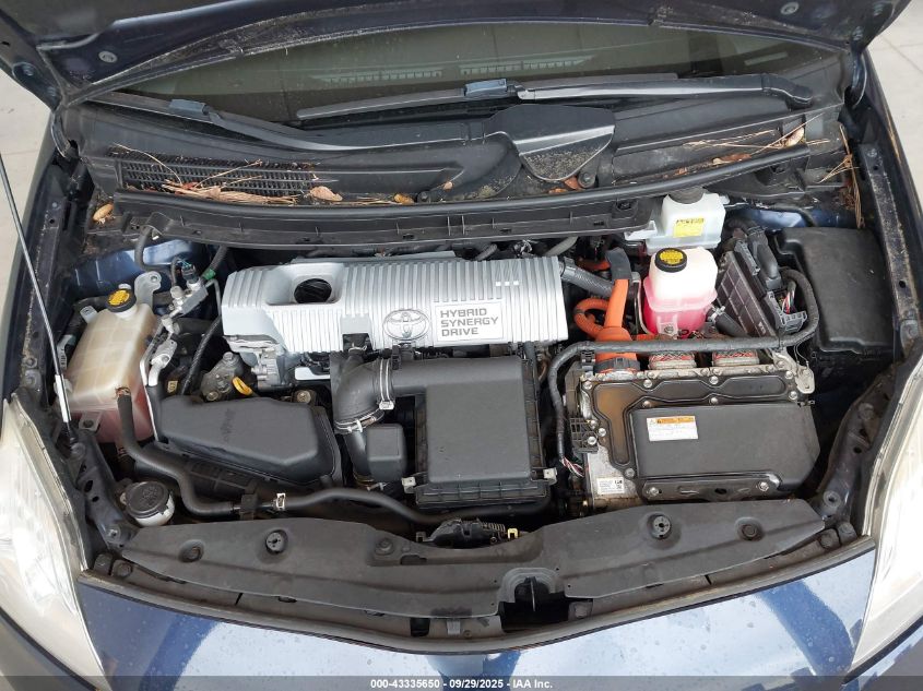 2013 Toyota Prius Three VIN: JTDKN3DU5D1619296 Lot: 43335650