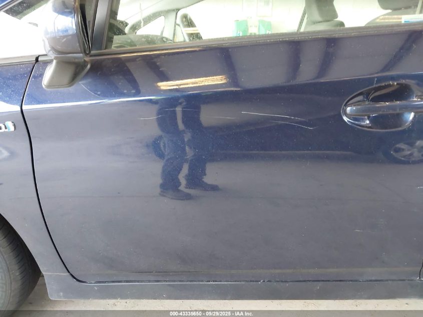 2013 Toyota Prius Three VIN: JTDKN3DU5D1619296 Lot: 43335650