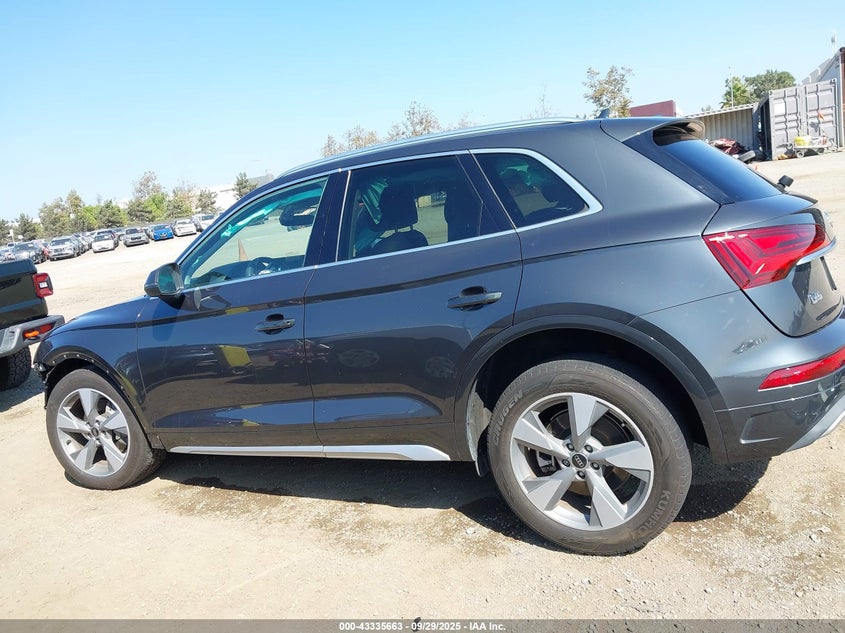 2023 Audi Q5 Premium Plus 40 Tfsi Quattro S Tronic VIN: WA1BBAFY0P2078762 Lot: 43335663