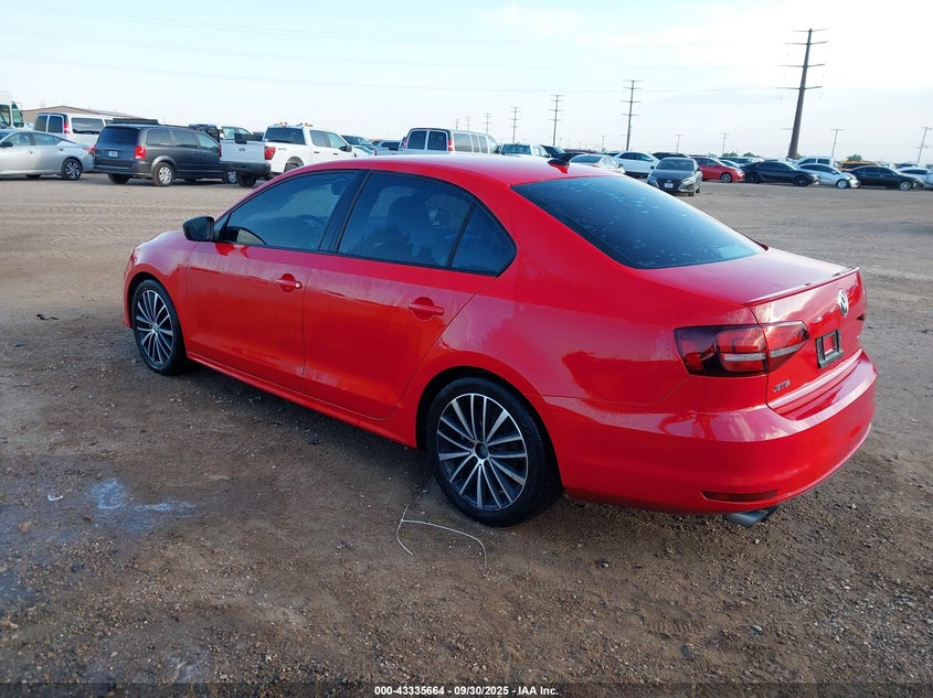 2016 VOLKSWAGEN JETTA 1.8T SPORT - 3VWD17AJ6GM285483