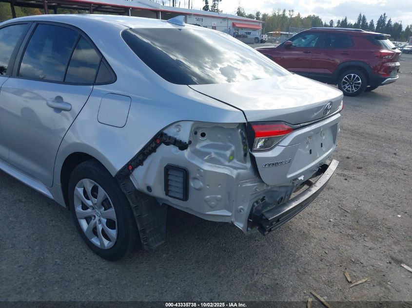 2021 Toyota Corolla Le VIN: 5YFEPMAE1MP250622 Lot: 43335738