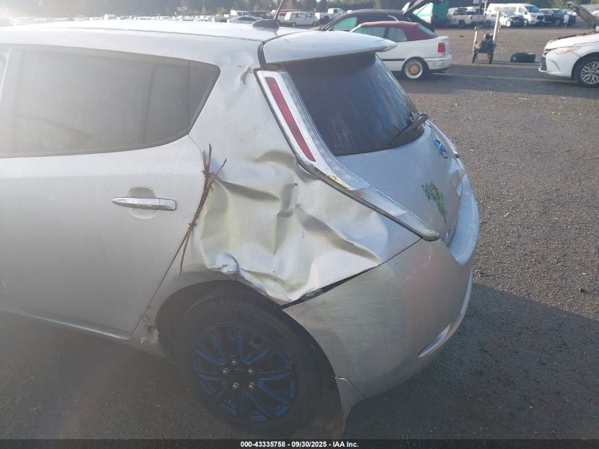 2015 Nissan Leaf S VIN: 1N4AZ0CP2FC316404 Lot: 43335758