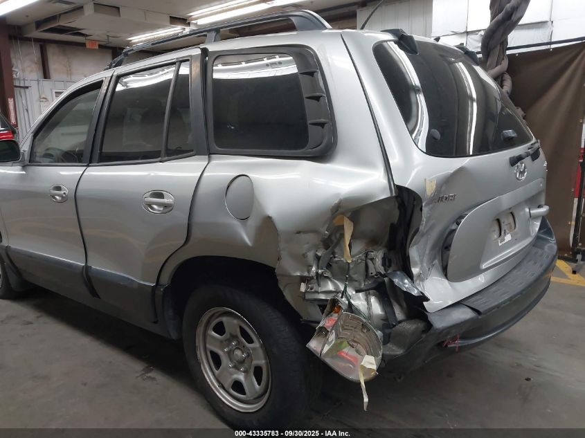 2006 Hyundai Santa Fe Gls VIN: KM8SC13D66U082589 Lot: 43335783