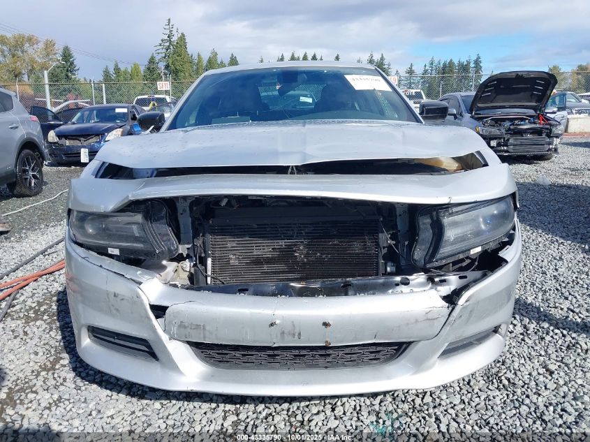 2019 Dodge Charger Police Rwd VIN: 2C3CDXAT6KH627551 Lot: 43335790