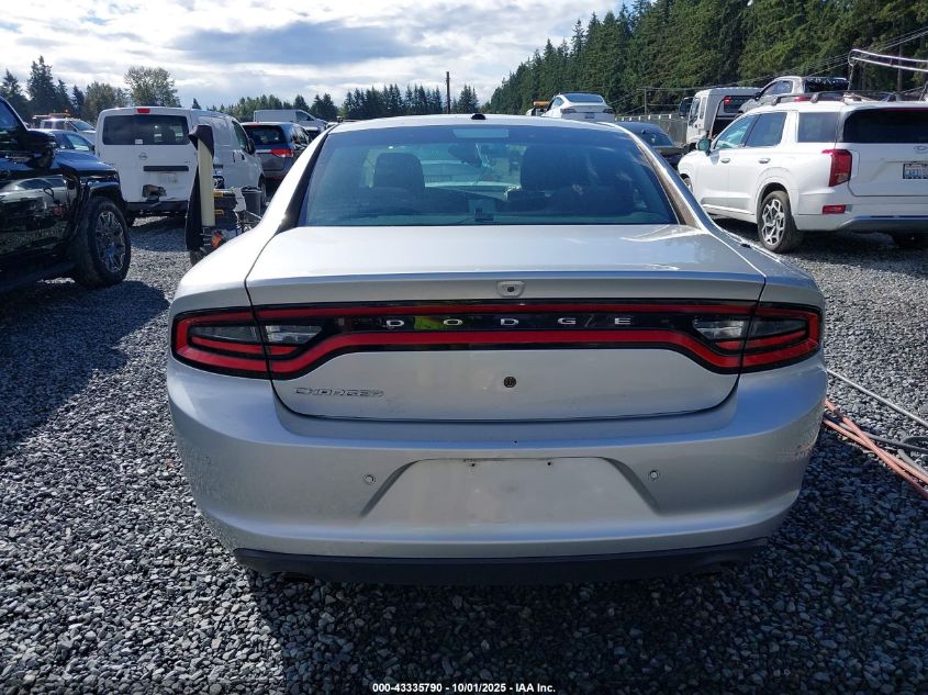 2019 Dodge Charger Police Rwd VIN: 2C3CDXAT6KH627551 Lot: 43335790