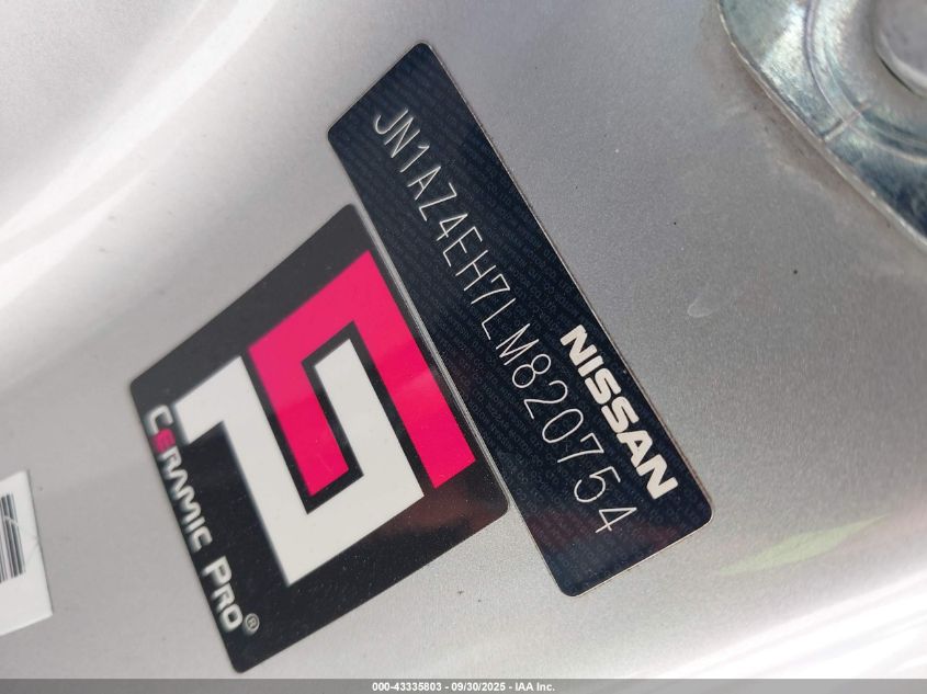 2020 Nissan 370Z Sport 7-Speed Automatic VIN: JN1AZ4EH7LM820754 Lot: 43335803