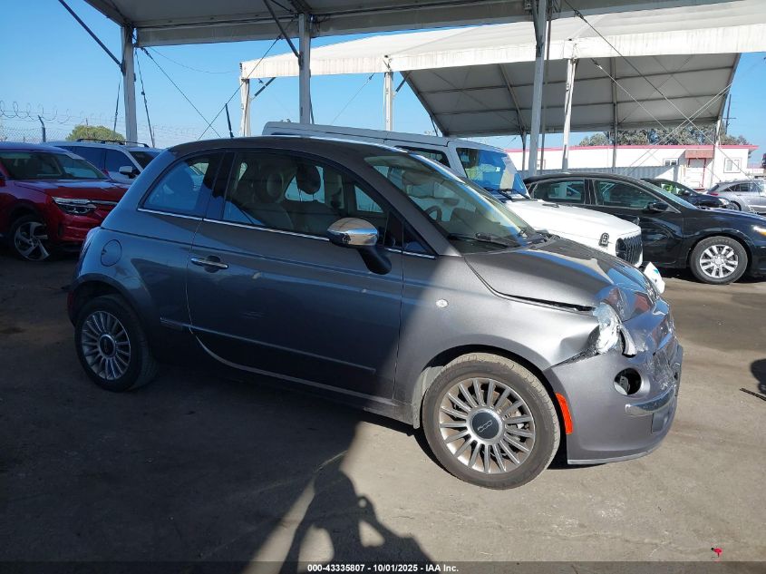 2012 Fiat 500 Lounge VIN: 3C3CFFCR7CT358409 Lot: 43335807