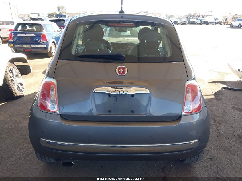 2012 Fiat 500 Lounge VIN: 3C3CFFCR7CT358409 Lot: 43335807