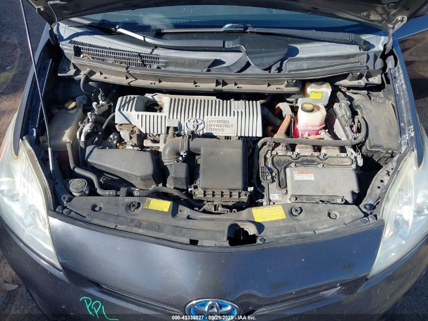 2012 Toyota Prius Two VIN: JTDKN3DU6C1483761 Lot: 43335827