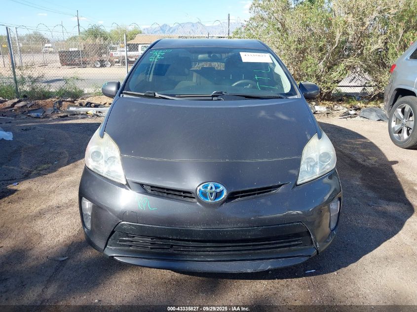 2012 Toyota Prius Two VIN: JTDKN3DU6C1483761 Lot: 43335827