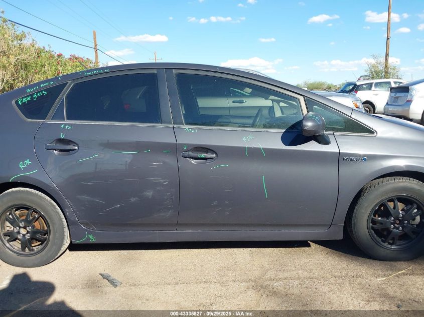 2012 Toyota Prius Two VIN: JTDKN3DU6C1483761 Lot: 43335827