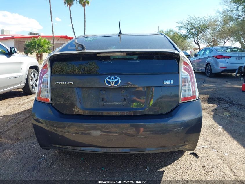 2012 Toyota Prius Two VIN: JTDKN3DU6C1483761 Lot: 43335827