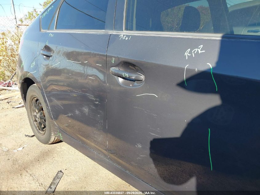 2012 Toyota Prius Two VIN: JTDKN3DU6C1483761 Lot: 43335827