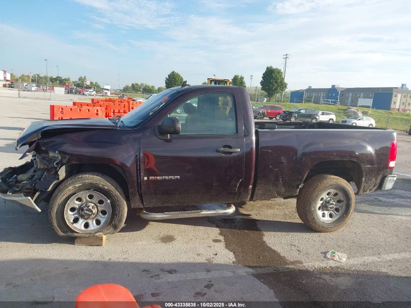 2008 GMC Sierra 1500 Work Truck VIN: 1GTEC14X08Z154158 Lot: 43335838