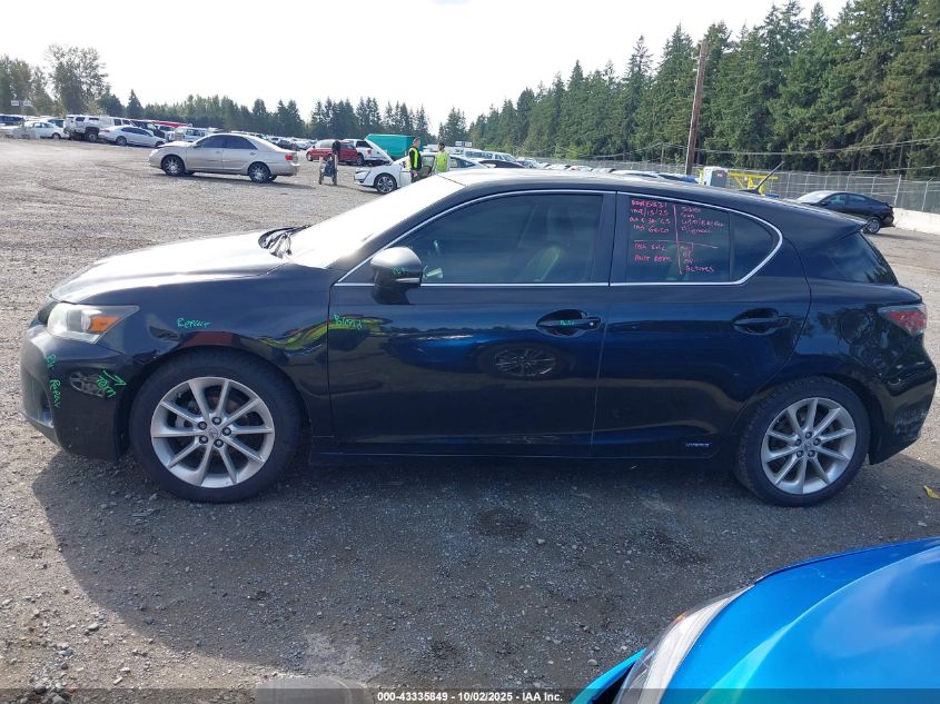 2013 Lexus Ct 200H VIN: JTHKD5BH2D2155218 Lot: 43335849