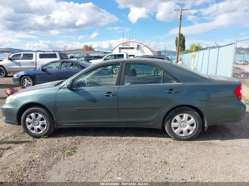 2004 Toyota Camry Le VIN: JTDBE32K540254612 Lot: 43335850