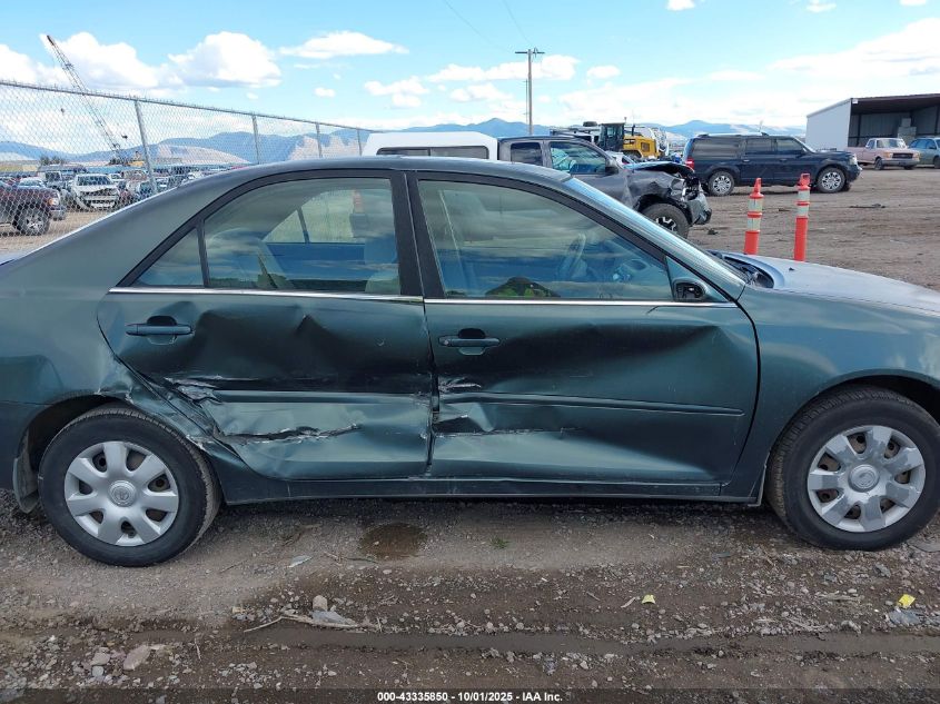 2004 Toyota Camry Le VIN: JTDBE32K540254612 Lot: 43335850