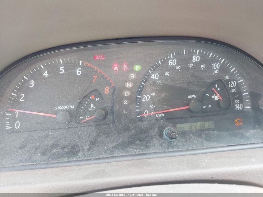 2004 Toyota Camry Le VIN: JTDBE32K540254612 Lot: 43335850