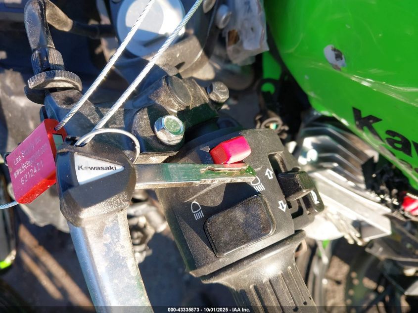 2025 Kawasaki Ex500 H VIN: ML5EXGH1XSDA48220 Lot: 43335873