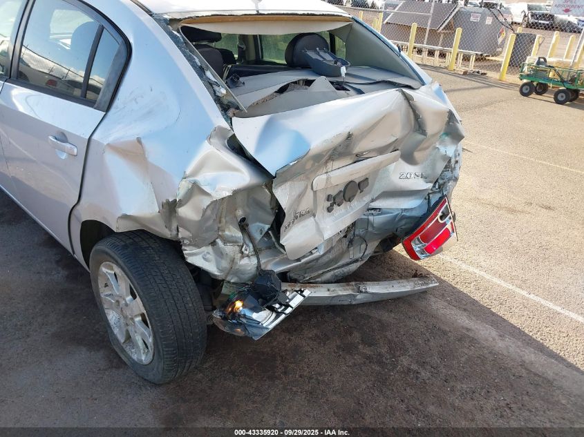 2007 Nissan Sentra 2.0Sl VIN: 3N1AB61E77L609534 Lot: 43335920