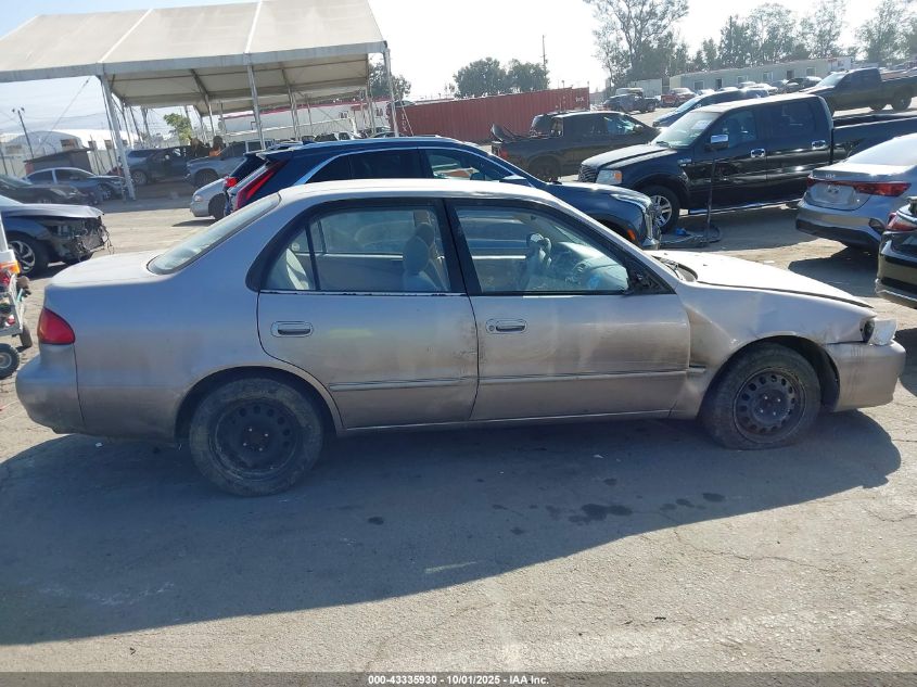 2001 Toyota Corolla Le VIN: 1NXBR12E51Z451685 Lot: 43335930