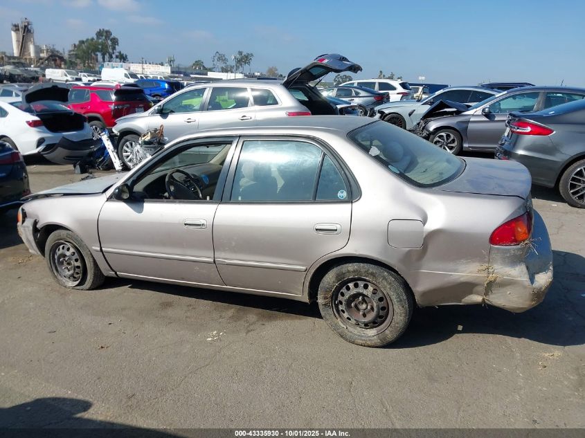 2001 Toyota Corolla Le VIN: 1NXBR12E51Z451685 Lot: 43335930