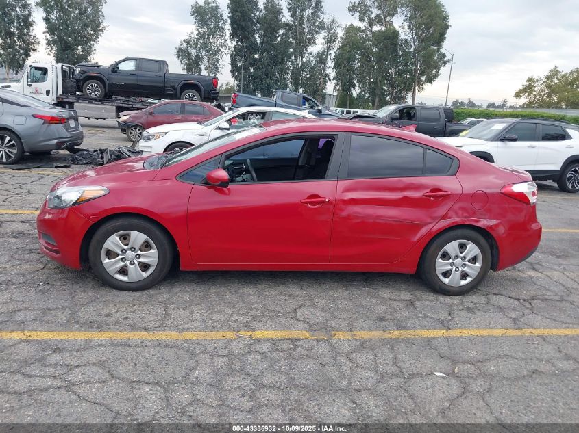 2016 Kia Forte Lx VIN: KNAFK4A67G5559621 Lot: 43335932