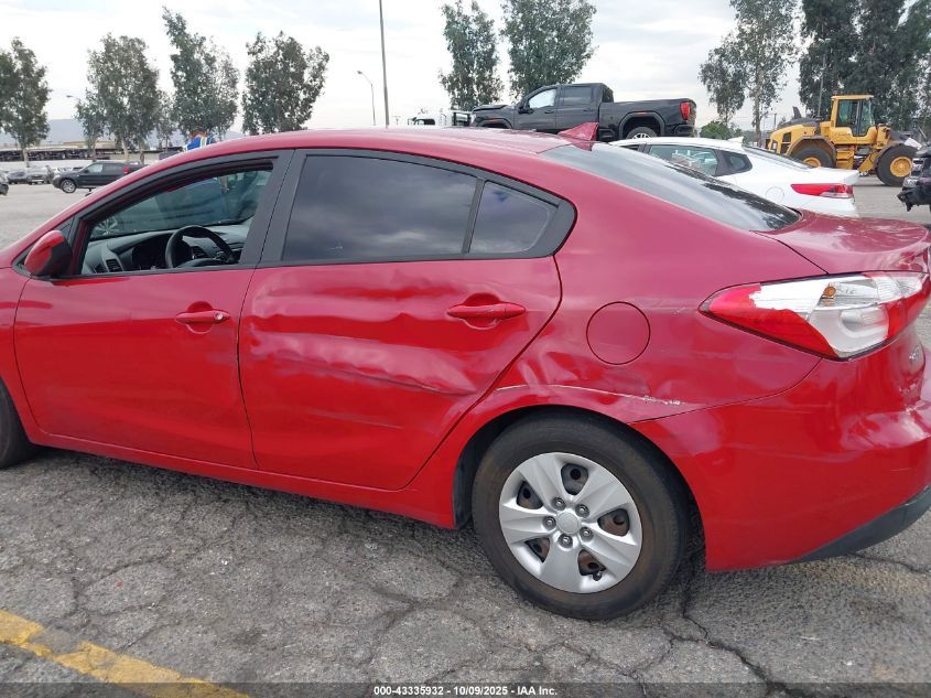 2016 Kia Forte Lx VIN: KNAFK4A67G5559621 Lot: 43335932