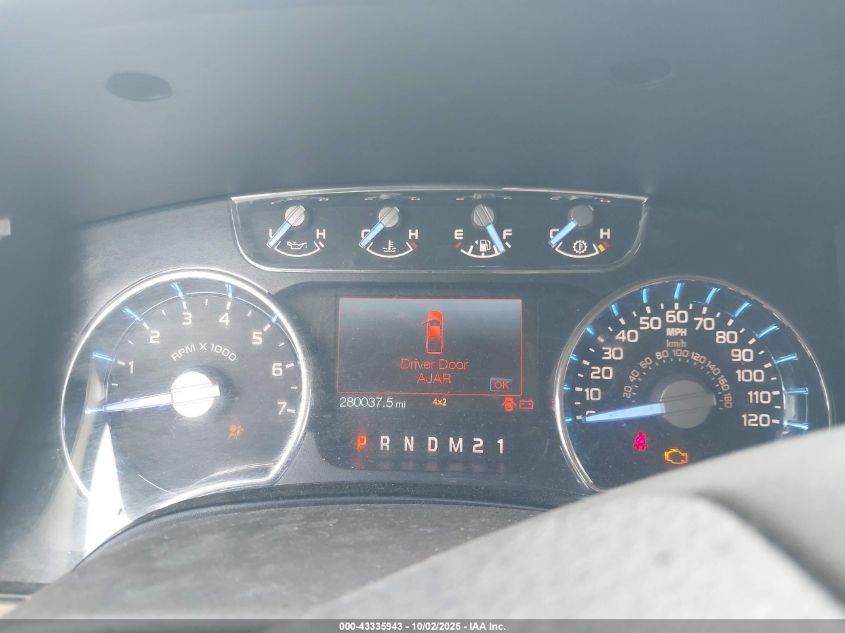 2011 Ford F-150 Lariat VIN: 1FTFW1ET2BFA91919 Lot: 43335943