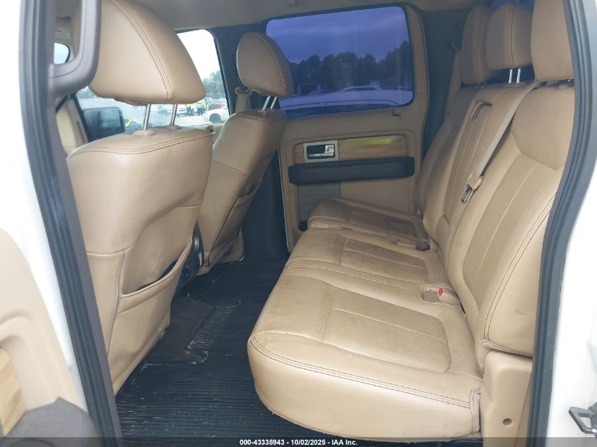 2011 Ford F-150 Lariat VIN: 1FTFW1ET2BFA91919 Lot: 43335943