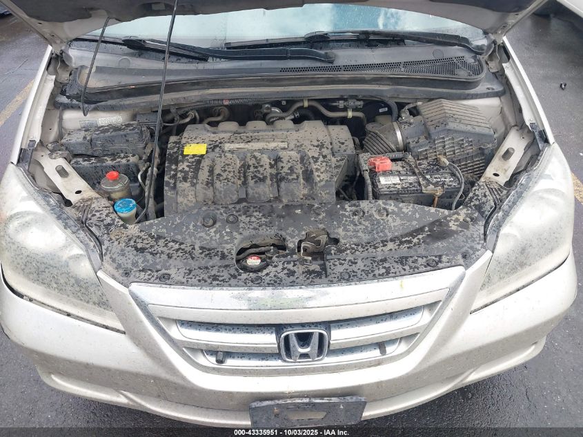 2007 Honda Odyssey Ex-L VIN: 5FNRL38757B401962 Lot: 43335951