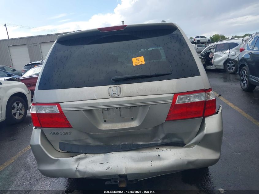 2007 Honda Odyssey Ex-L VIN: 5FNRL38757B401962 Lot: 43335951