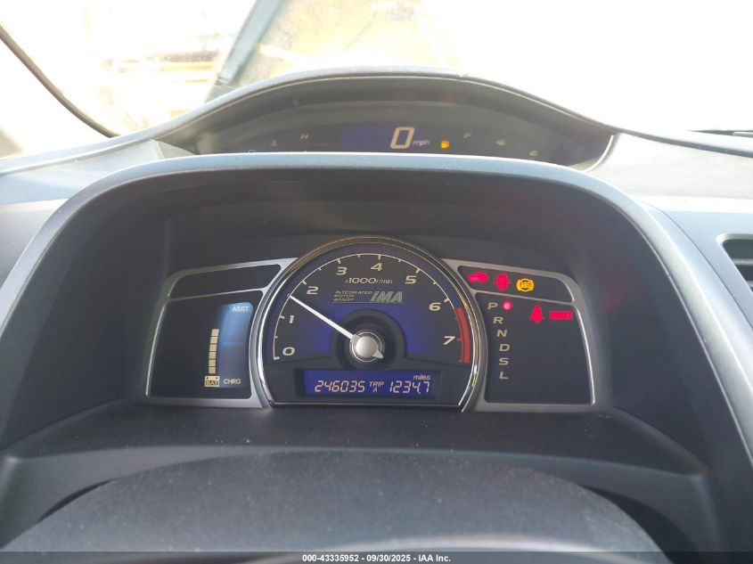 2007 Honda Civic Hybrid VIN: JHMFA36207S011174 Lot: 43335952