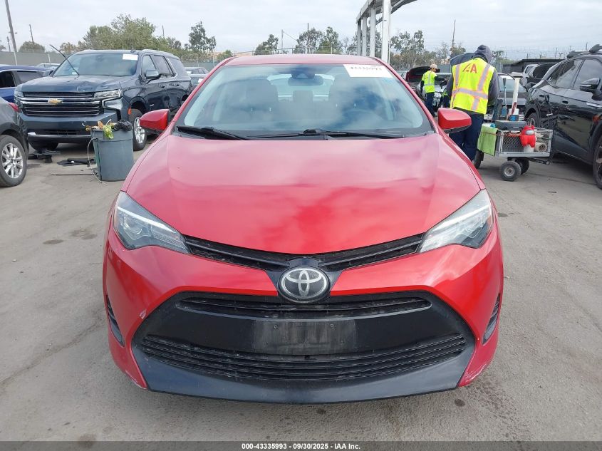 2018 Toyota Corolla Le VIN: 2T1BURHE0JC070543 Lot: 43335993